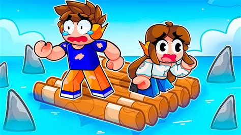 Marcelo E Duda Presos Em Um Barco No Roblox Youtube