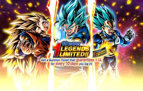 10 DAYS 1 LEGENDS LIMITED Summon Simulator Dragon Ball Legends