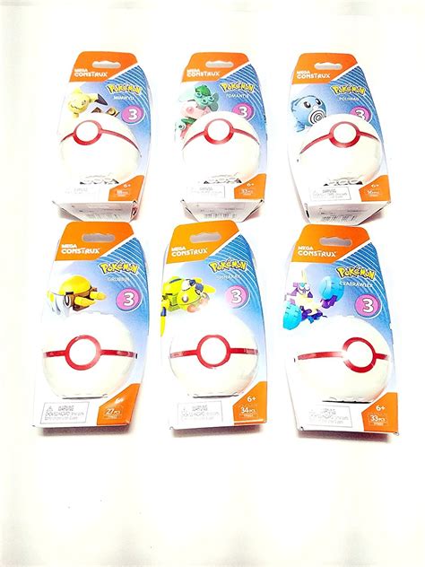 Mega Construx Pokemon Pokeballs 887961611649