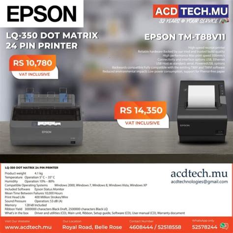 Epson Lq 350 Acd Tech