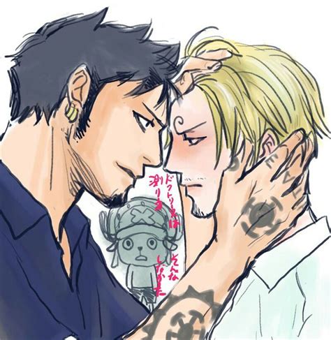 Law X Sanji Hot One Piece Lawsan Sanlaw Trafalgar Law And Sanji Vinsmoke One Piece Series One