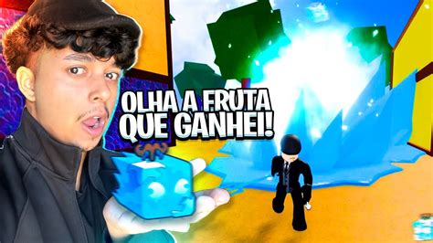 JOGUEI BLOX FRUITS PELA PRIMEIRA VEZ E GANHEI ESSA FRUTA 3 YouTube