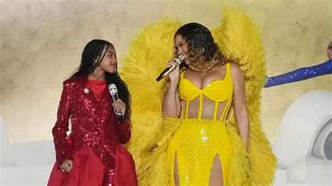 Blue Ivy Carter And Beyoncé Pose Together At Renaissance Premiere