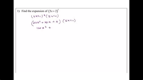 Binomial Series Part 2 Youtube