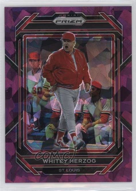 2023 Panini Prizm Purple Ice Prizm Whitey Herzog 276 HOF EBay