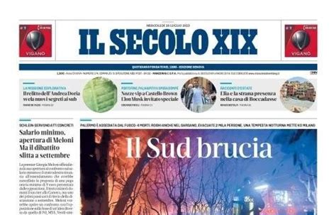 Il Secolo Xix A Milano Cè La Tempesta Blitz A Genova Per Le Visite