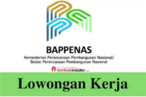 Kesempatan Menarik Kementerian Ppn Bappenas Buka Lowongan Kerja Bagi