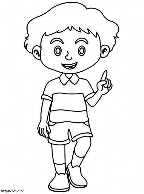 Austrian Boy Coloring Page