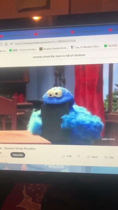 Cookie Monster Eat Book 📖 Youtube