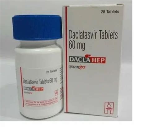 Daclatasvir 60 Mg Tablets Prescription Treatment Anti Viral At Rs