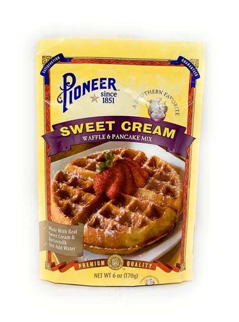 Amazon Pioneer Sweet Cream Waffle Pancake Mix 6 Oz Pack Of 1