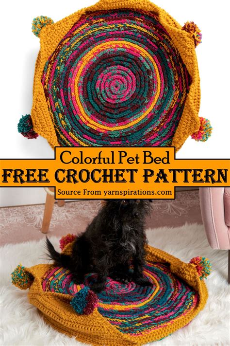 19 Free Crochet Pet Bed Patterns For Your Loving Cats And Dogs