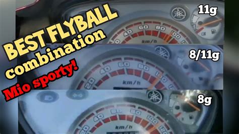 BEST FLYBALL COMBINATION MIO SPORTY TOP SPEED YouTube