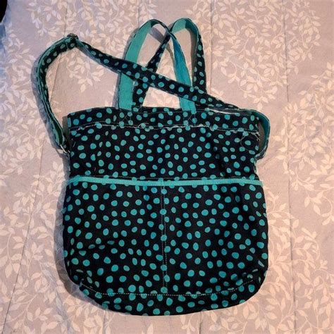 Thirty One Retro Metro Fold Over Navy Lotsa Dots Dot Shop Retro Fashion