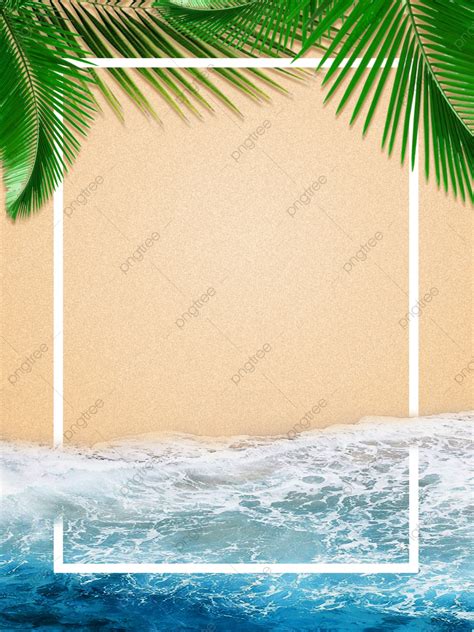 Sand Beach Ocean Sea Background Wallpaper Image For Free Download - Pngtree