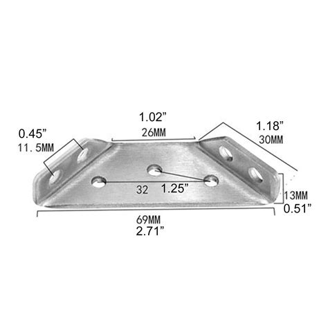 Universal Furniture Corner Connector Stainless Steel Angle Code Corner