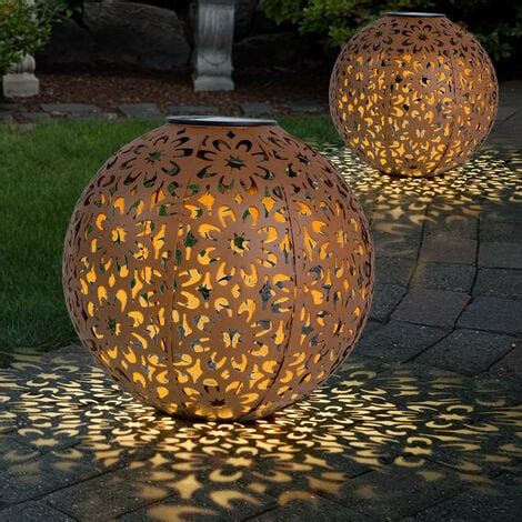 Lampada Solare Per Esterni Sfera Decorazione Solare Da Giardino