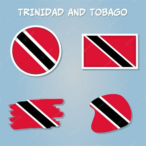 Mapa De Trinidad E Tobago Mapa De Trinidad E Tobagovector Design Ilustração Vetor Premium