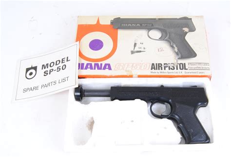 177 Diana Sp50 Air Pistol Boxed