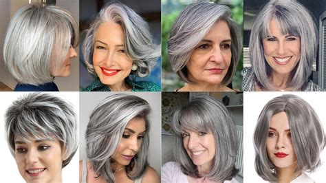 Grey Hair Cuts Over 50 Short Grey Hair Ideas Grey Curly Hair 50 Gray Hair Styles Trending In