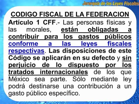 Jerarquia Leyes Fiscales Ppt