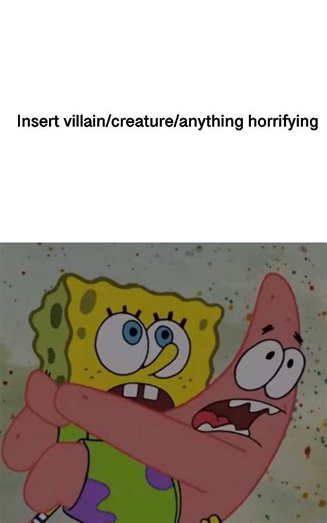 Spongebob And Patrick Afraid Of What By Dracoawesomeness On Deviantart