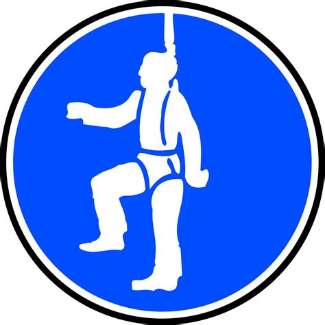 Sign Wear Safety Harness Free Vector Graphic On Pixabay