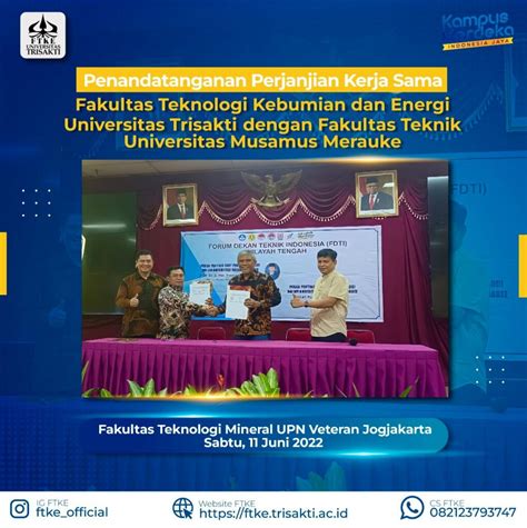 Penandatanganan Pks Antara Fakultas Teknik Universitas Musamus Ftke