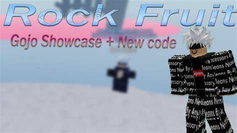 Roblox Rock Fruit Gojo Showcase New Code Youtube