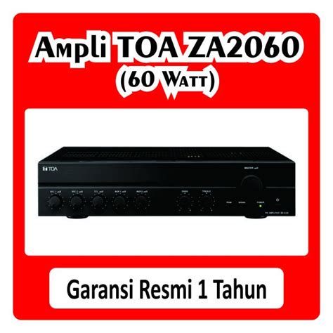 Jual Amplifier Toa Ampli Za Za Za Watt W Mixer