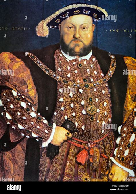 Portrait Of Henry Viii Of England 1491 1547 King Of England And