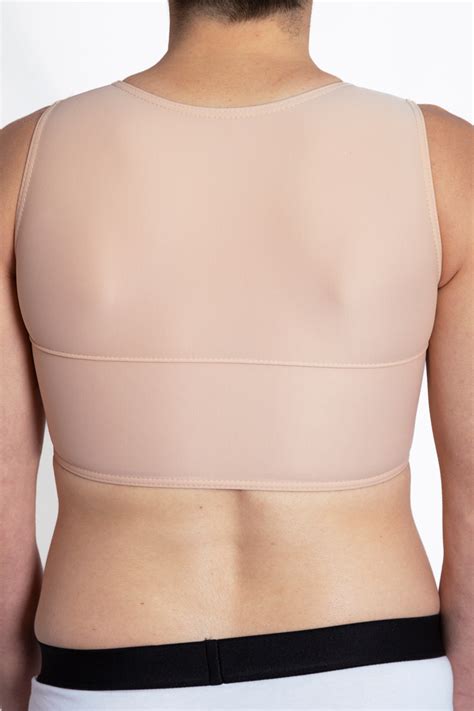 Nude Light Half Chest Binder Binder Made In Italy Per La Compressione Del Torace F M Shop
