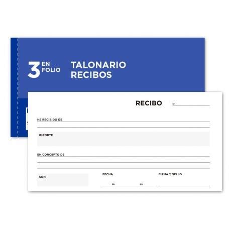 Talonario Liderpapel Recibos F Apaisado Original Y Copias