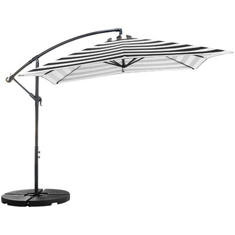 Temple And Webster 259m Striped Brighton Cantilever Umbrella