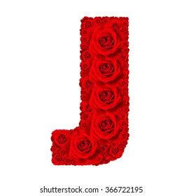 Rose Alphabet Set Alphabet Capital Letter Stock Photo Edit Now 366722114