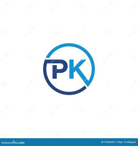 Elementos De Plantilla De Dise O De Iconos De Logotipo De Letra Pk