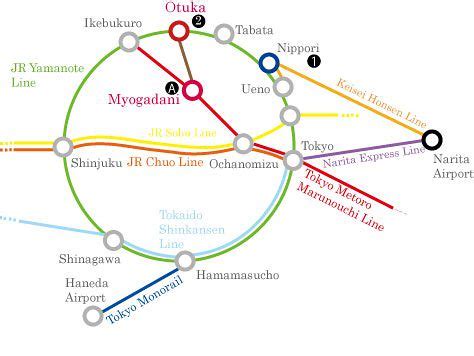 Jr Yamanote Line Map Jr Yamanote Line Map Dennis Woo Flickr