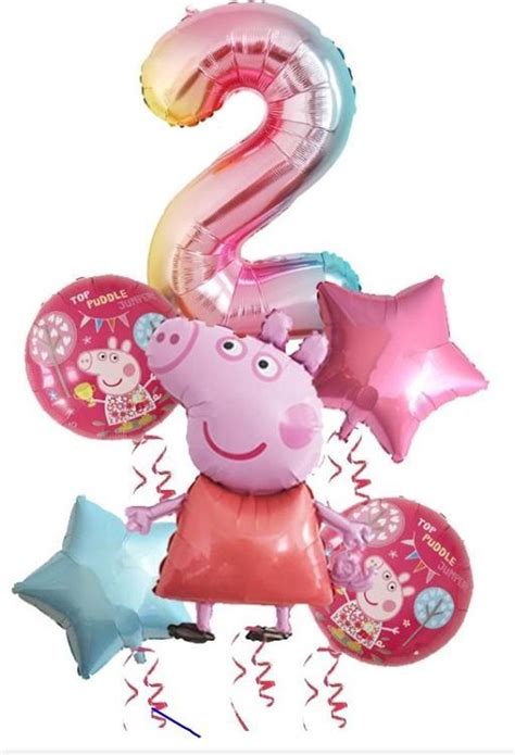 Peppa Pig Ballonnen Set Versiering Jaar Bol