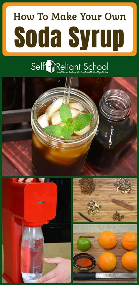 How To Make Your Own Soda Syrup To Save Money And Make Healthier Sodas At Home Try Our Recipes