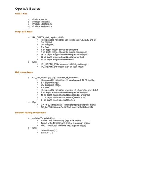 PDF OpenCV Basics Parviz DOKUMEN TIPS