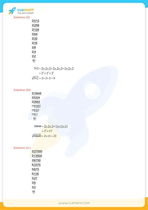 Ncert Solutions Class Maths Chapter Exercise Cubes And Cube Roots