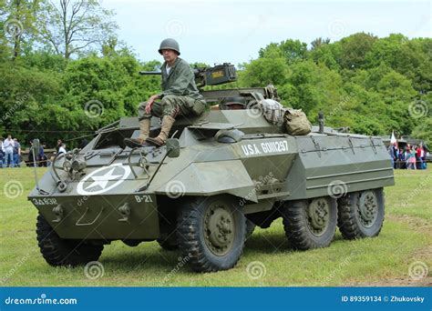 M8 Greyhound Armored Car From The Museum Of American Armor During World