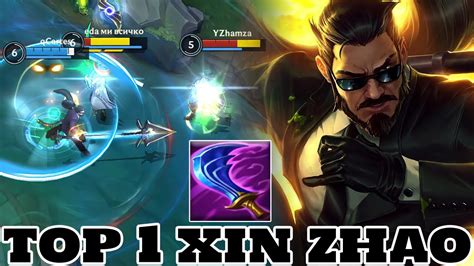 Wild Rift Xin Zhao Top 1 Xin Zhao Gameplay Rank Grandmaster YouTube