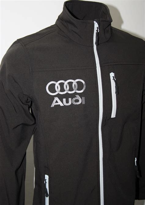 Audi Quattro Embroidered Water And Wind Resistant Softshell Jacket T