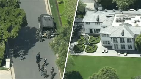 Sean Diddy Combs Holmby Hills Mansion Raided By Feds United States