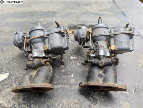 Thesamba Vw Classifieds Dual Carb Pair Solex Pdsit Carbs