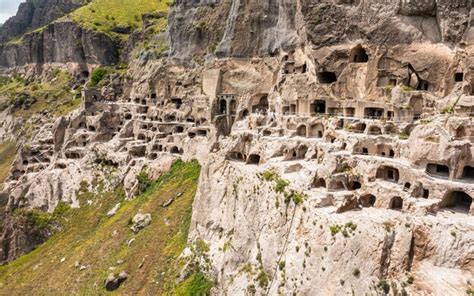 Premium Photo | Aerial view of vardzia