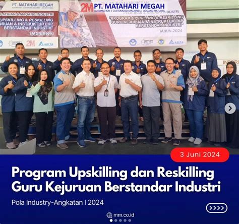 Pelatihan Upskilling Dan Reskilling Guru Tav Berstandar Industri Angkatan I