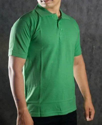 Cotton Men Plain Polo T Shirt Size Medium At Rs 180 Piece In