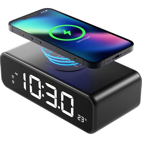 Tonic Alarm Clock 10W Wireless Phone Charger BIG W